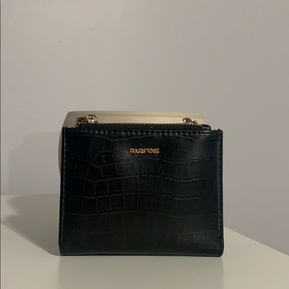 Parfois Black snake skin wallet